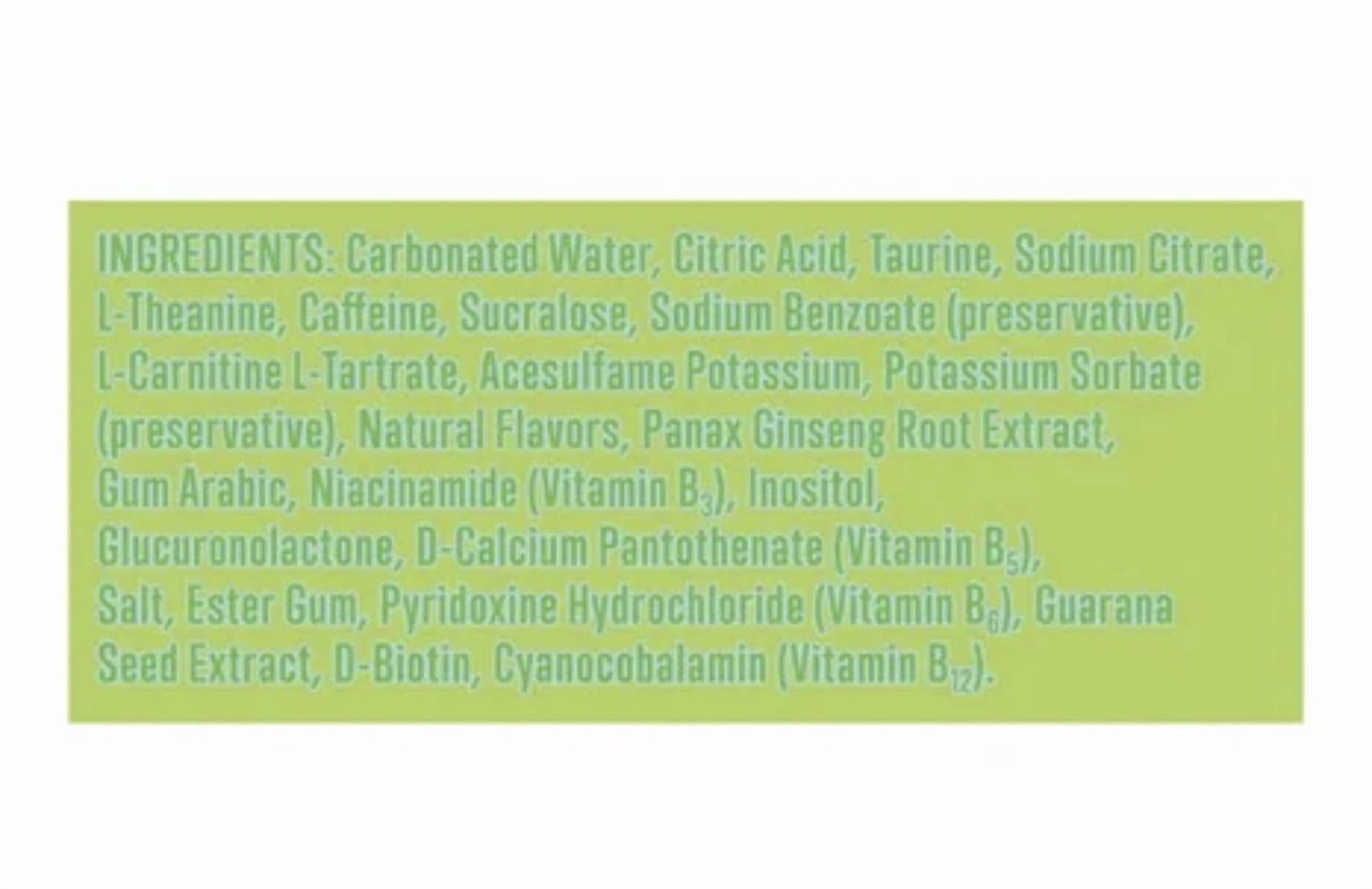 LIME SLUSH Energy Drink 6 Cans