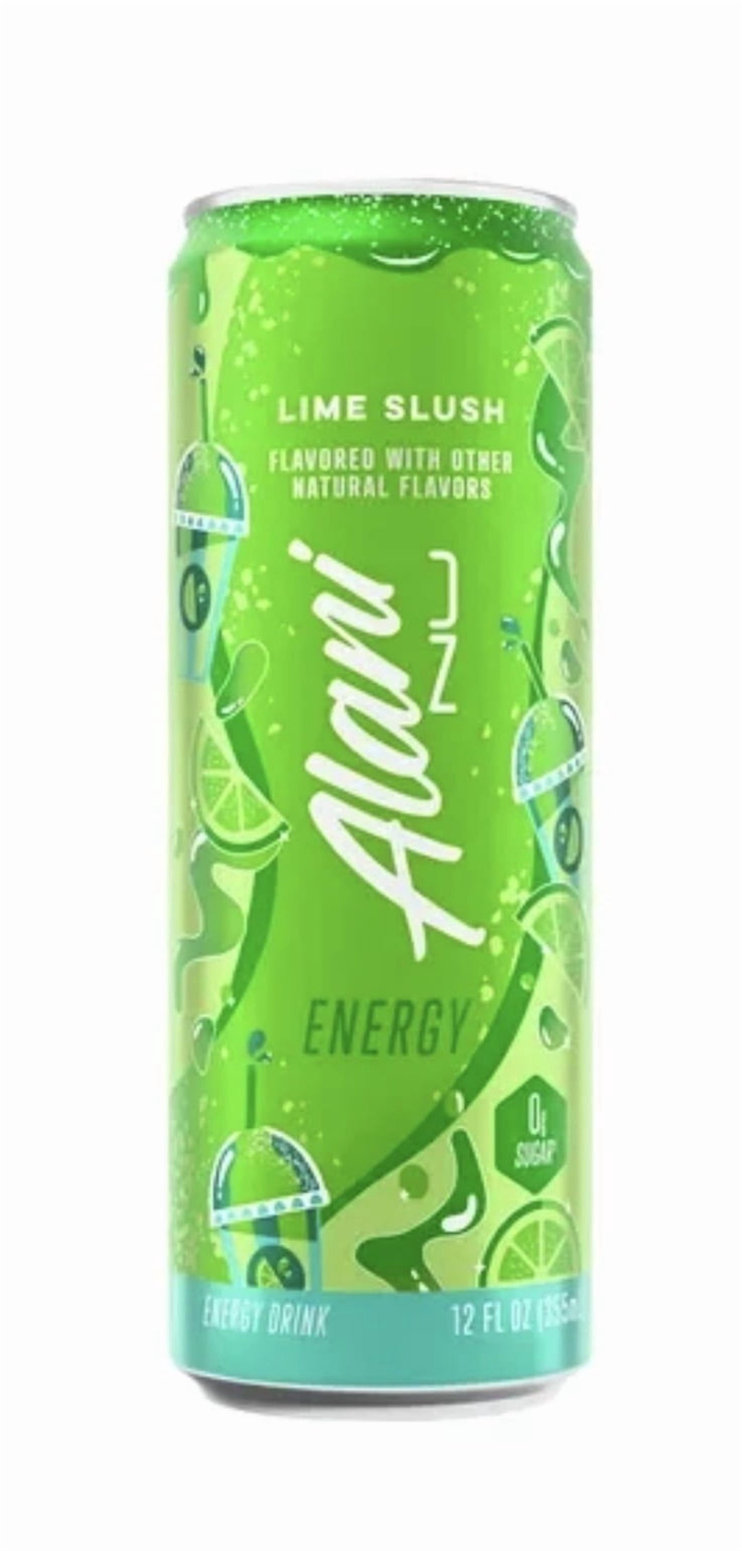 LIME SLUSH Energy Drink 6 Cans