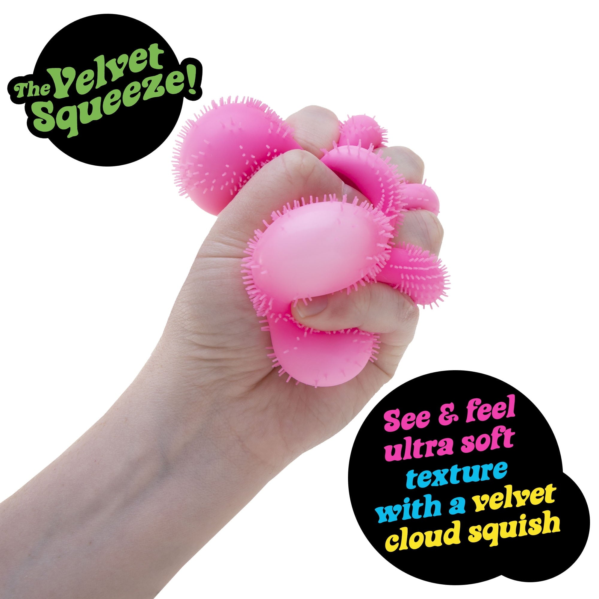 Fuzz Ball Flower Power Novelty Fidget Toy, (1 Piece, Color May Vary), Children Ages 3+