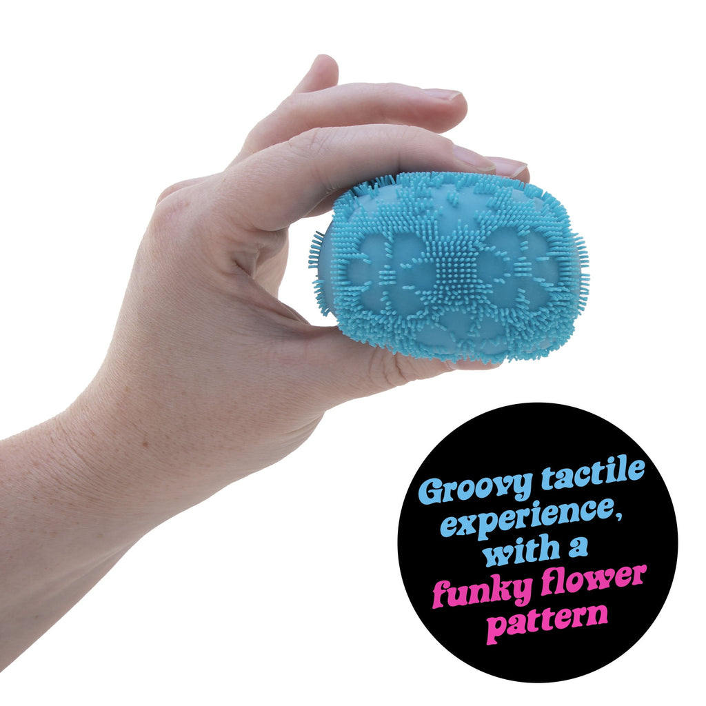 Fuzz Ball Flower Power Novelty Fidget Toy, (1 Piece, Color May Vary), Children Ages 3+