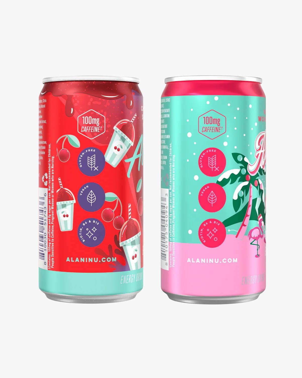 Mini Energy winter wonderland and cherry slush 08 oz 12pk