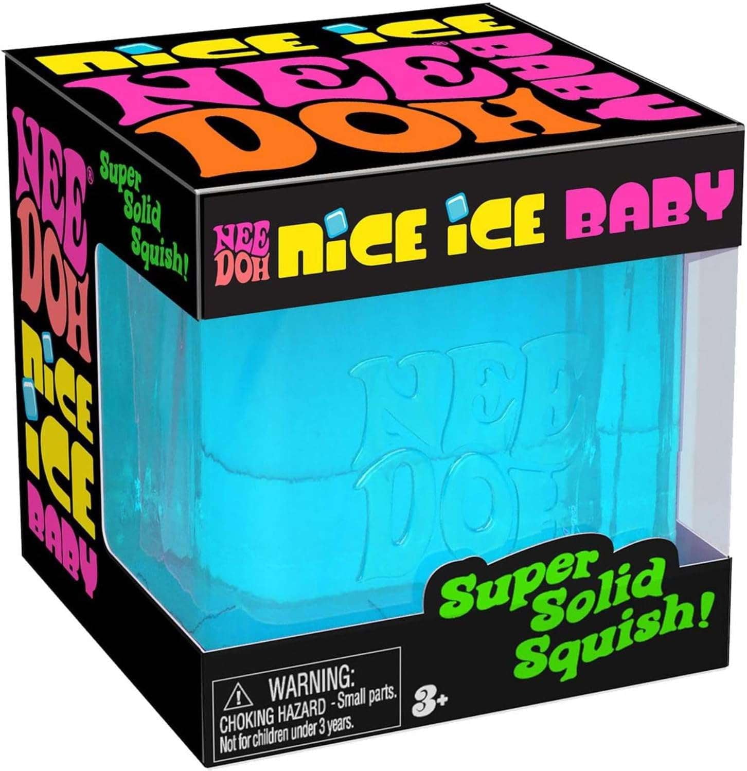 Baby - Sensory Squeeze Toy - Single Mini Nice Cube in Assorted Colors - Ages 3+ (Pack of 1)