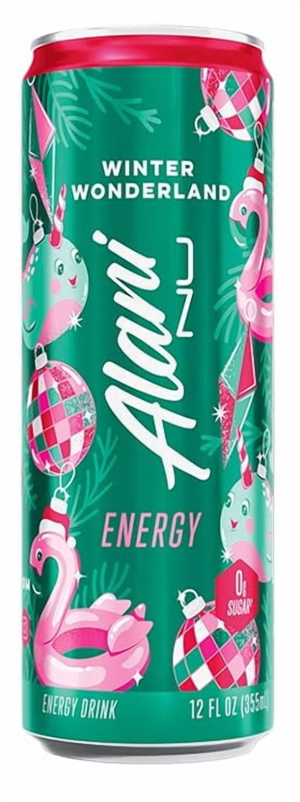 Energy Drink Winter Wonderland Sugar Free, Low Calorie, 12 Fl oz 6ct