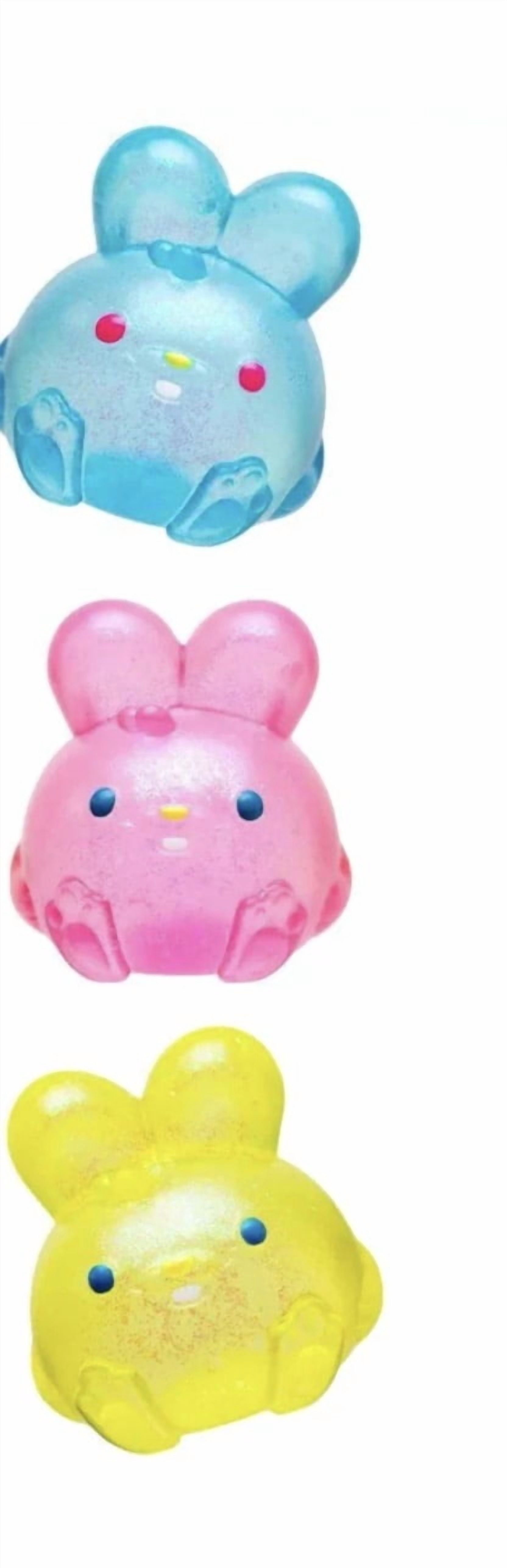 JELLY HOPS SQUISH SENSORY FIDGET BUNNY,SCENTED, 1 COLOR CHOSEN AT RANDOM