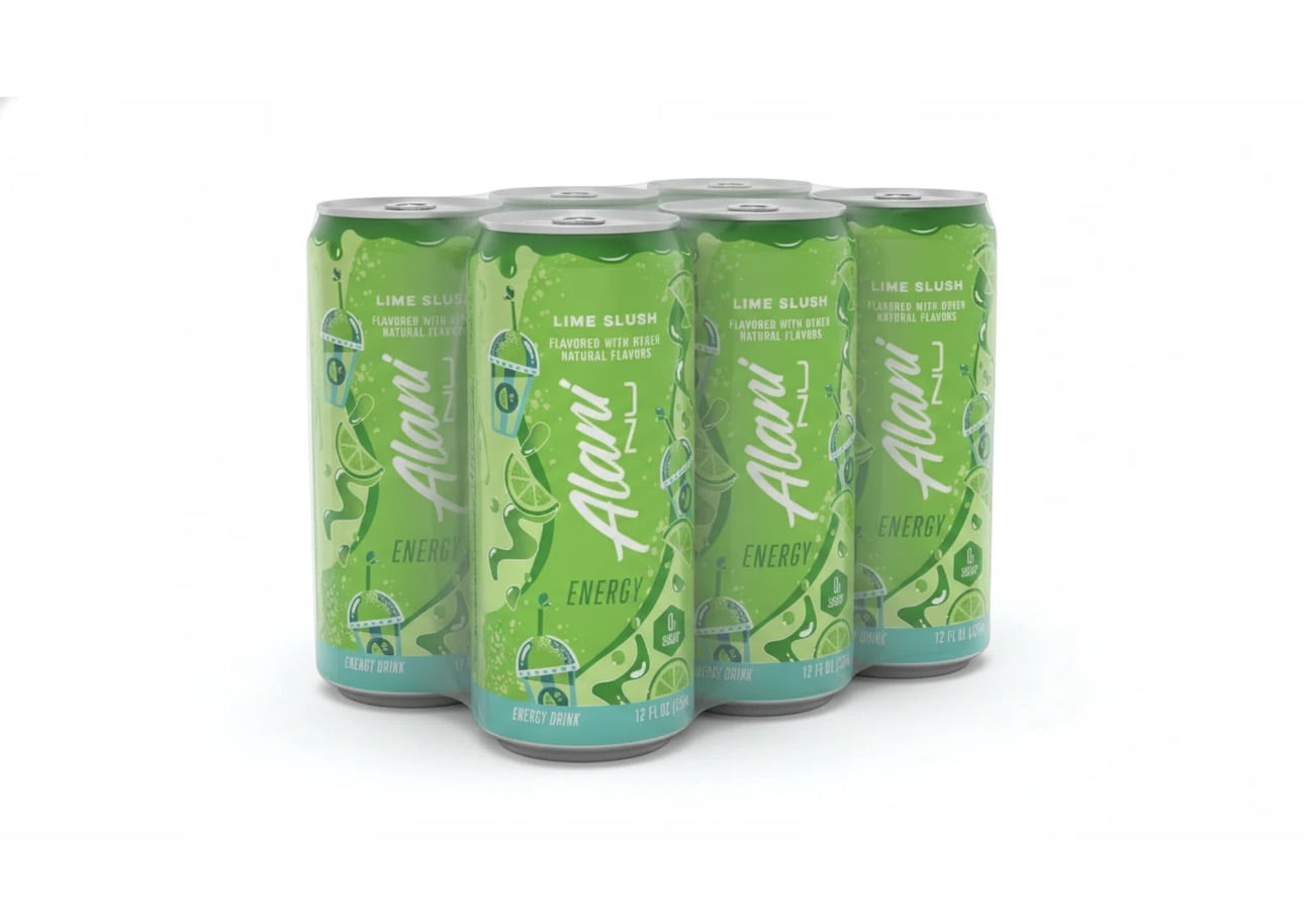 Lime Slush Energy Drink 6 Pack 12 Fl Oz