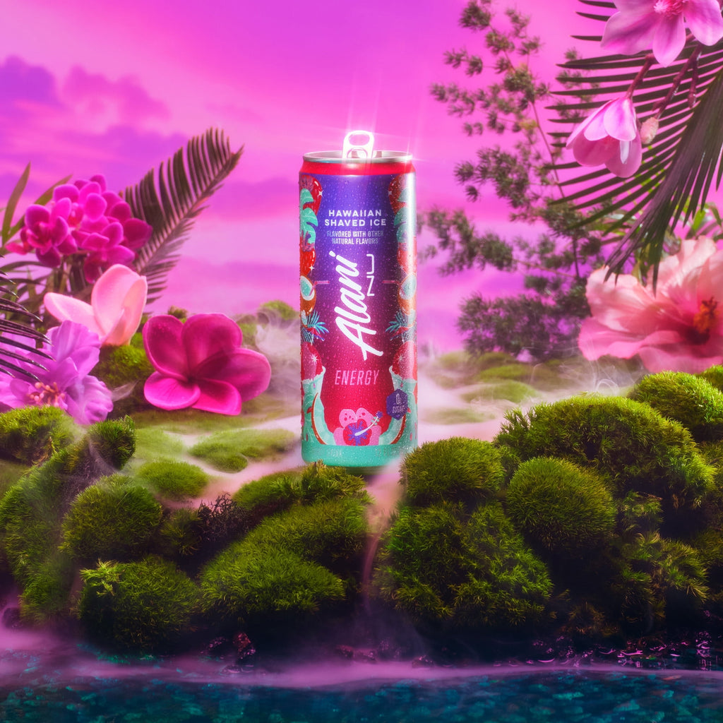 Sugar Free Energy Drink, Hawaiian Shaved Ice, 12 fl oz, Can, 200mg Caffeine pack 4 cans