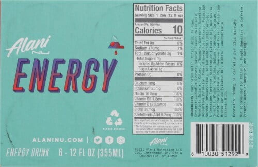 Cherry Slush Energy Drink Multipack Cans 6 pk / 12 fl oz - Pack of 2
