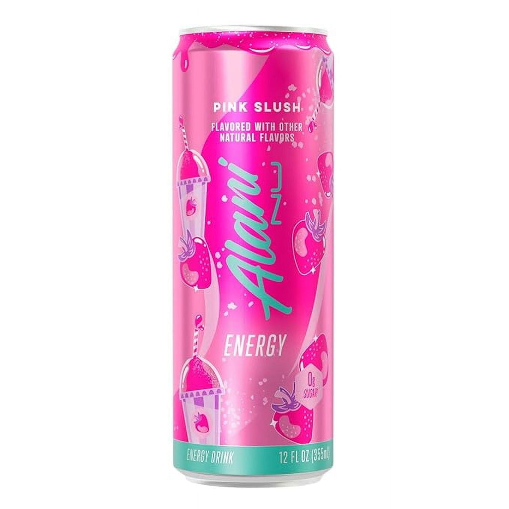 New  Energy Drinks Variety Pack Watermelon Wave, Pink Slush, Orange Kiss Flavors Sugar-Free, Low-Calorie, 200mg Caffeine, Energy Boost Drink 12 fl oz (Pack of 6)