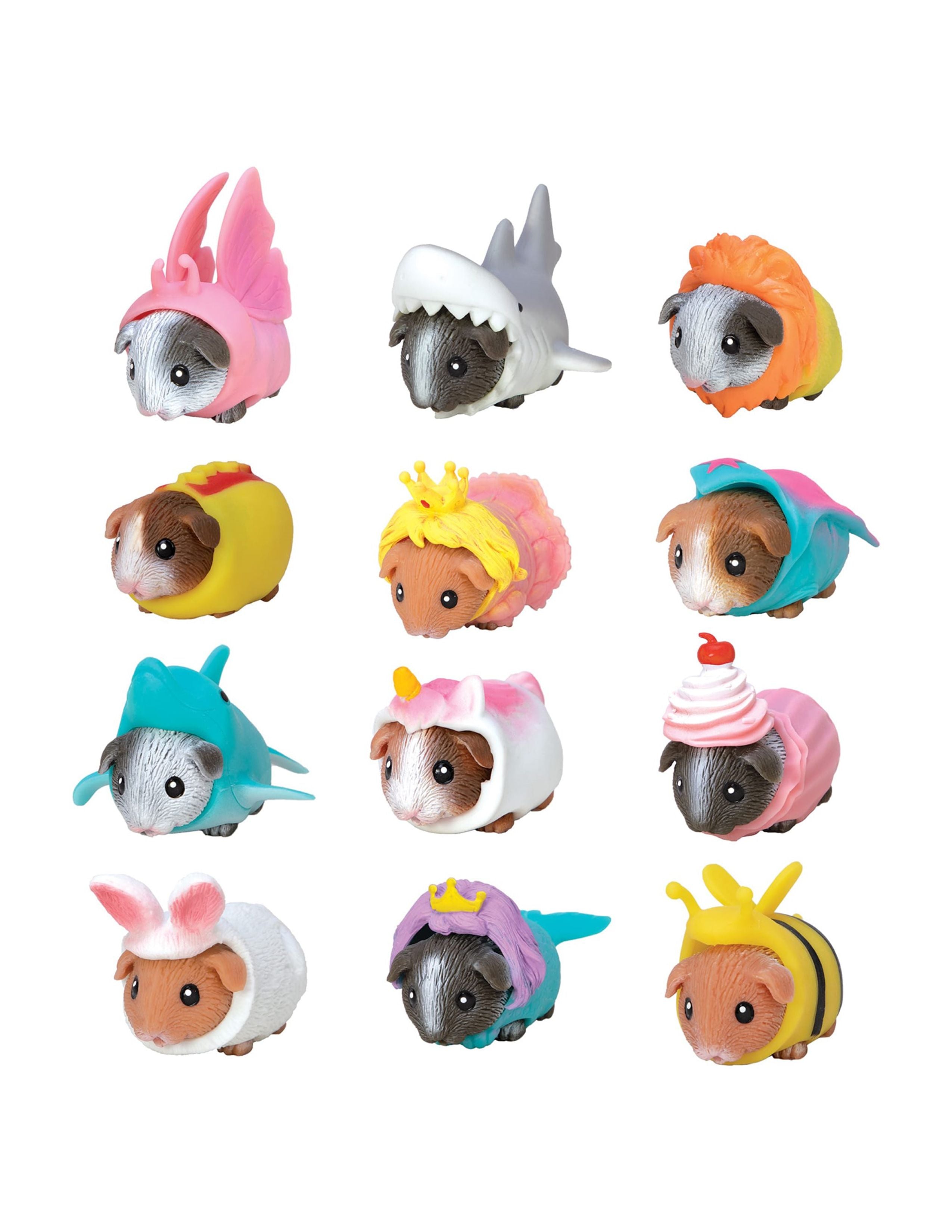 1 Pocket Pups 1 Guinea Pigs Squeeze Party Adorable Removable Costume! (Random) Age 3+