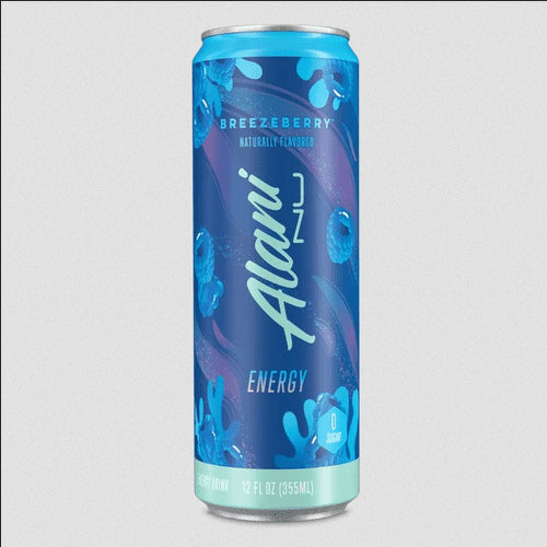 Energy Drink - Breezeberry - 12oz Cans (Single Cans)-Pack Of 4