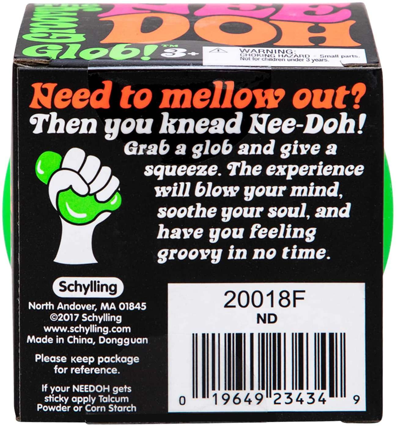 Small Nee Doh Stress Ball (The Groovy Glob, Blue)