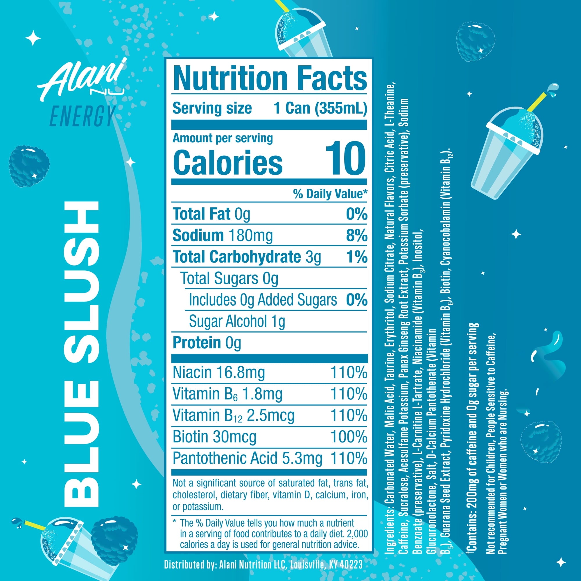 Blue Slush, 12 fl oz, Single Can