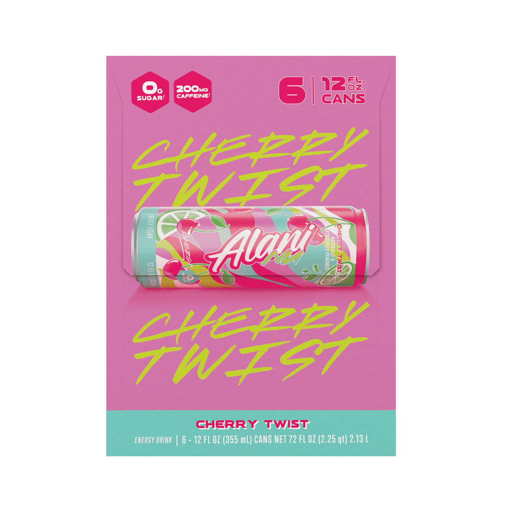 Energy Drink, Cherry Twist Limited Time Only, 12 fl oz cans, 6-pack (6 cans)