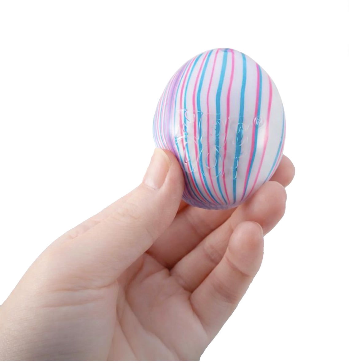 Swirlie Dippin' Dazzler Eggs Sensory Stress Color Changing Easter Stress Ball Set w/ Swirlie Egg, Dippin' Dazzler Egg, Assorted Colors (2 Piece)