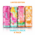 Energy Drink Variety Pack, Limited Addition Pumpkin Cream,Strawberry Sunrise, Sherbet Swirl, Pink Slush, 12 fl oz (4 Pack)