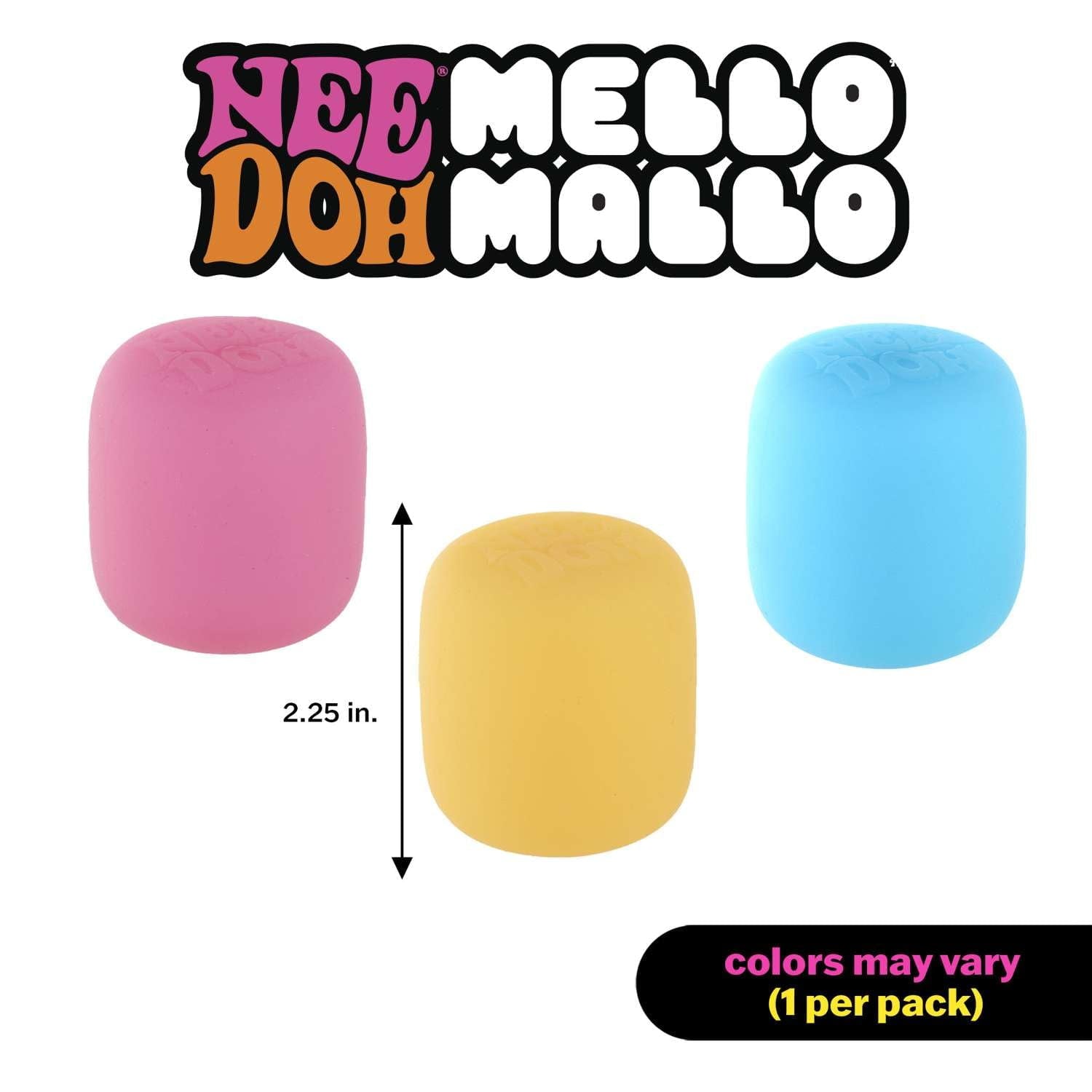 Mello Mallo YELLOW Stress Ball (Squishy Color Changing Marshmallow!)