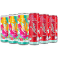 New  Energy Drinks Sherbet Swirl, Cherry Slush Flavors Variety Pack, Biotin B Vitamins, Sugar-Free, Low-Calorie, 200mg Caffeine, Energy Boost Drink 12 fl oz (Pack of 6)