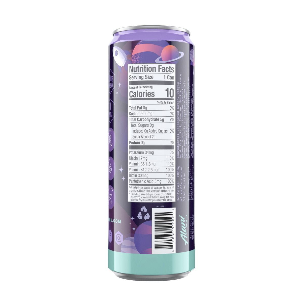 2X -  Cosmic Stardust Energy Drink - 12 fl oz Can