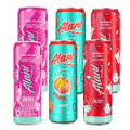 Energy Drink Variety Pack, Juicy Peach, Pink Slush, &amp; Cherry Slush 12 fl oz Cans, 6 Count