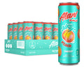 Sugar Free Energy Drink, Juicy Peach, 12 fl oz, 24 Pack, Cans, 200mg Caffeine