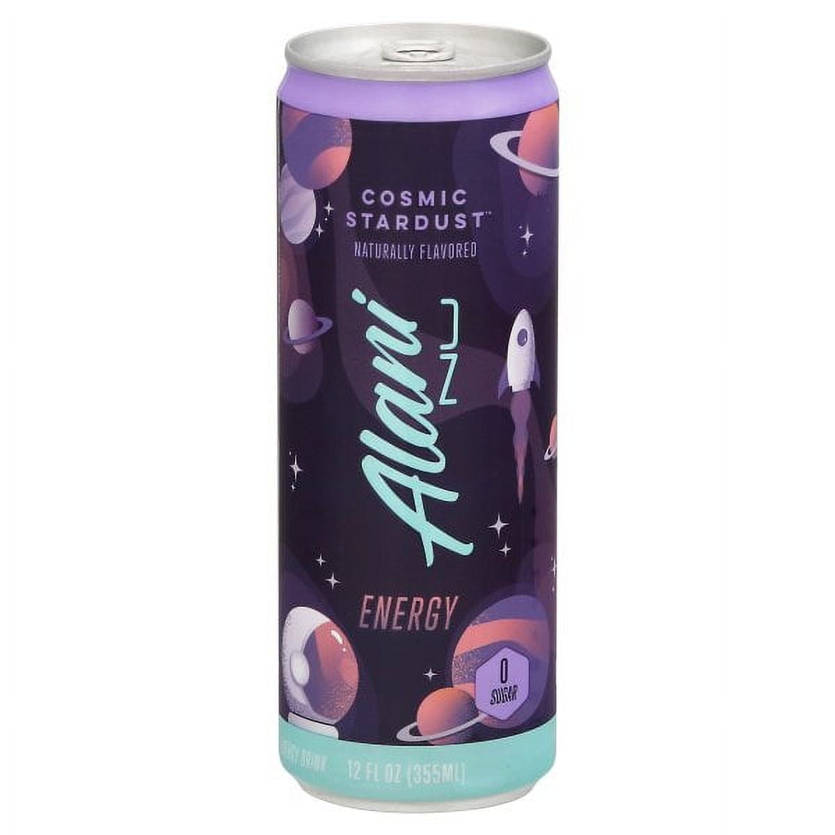Sugar Free Energy Drink, Cosmic Stardust, 12 fl oz,6 Can, 200mg Caffeine.