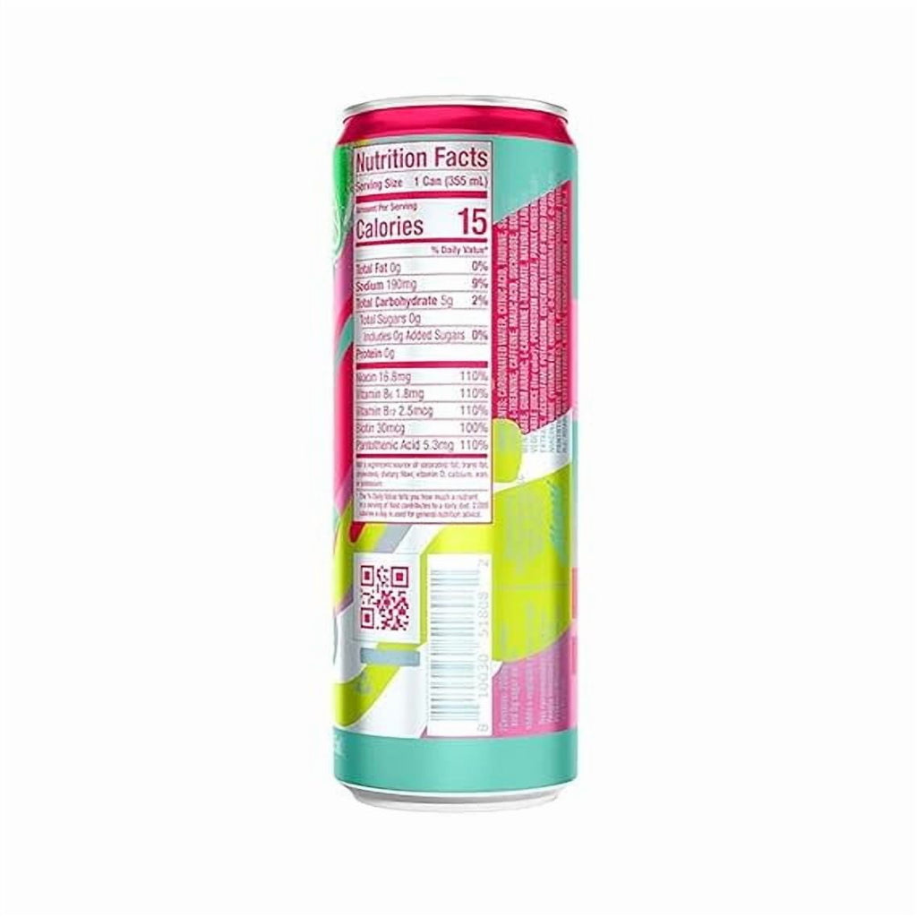 New  Energy Drinks Blue Slush, Cherry Twist Flavors Sugar-Free, Low-Calorie, 200mg Caffeine, Energy Boost Drink 12 fl oz (Pack of 6)