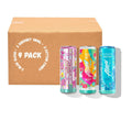 Energy Slush Variety, 12 fl oz, 9-pack, Blue Slush, Sherbet Swirl