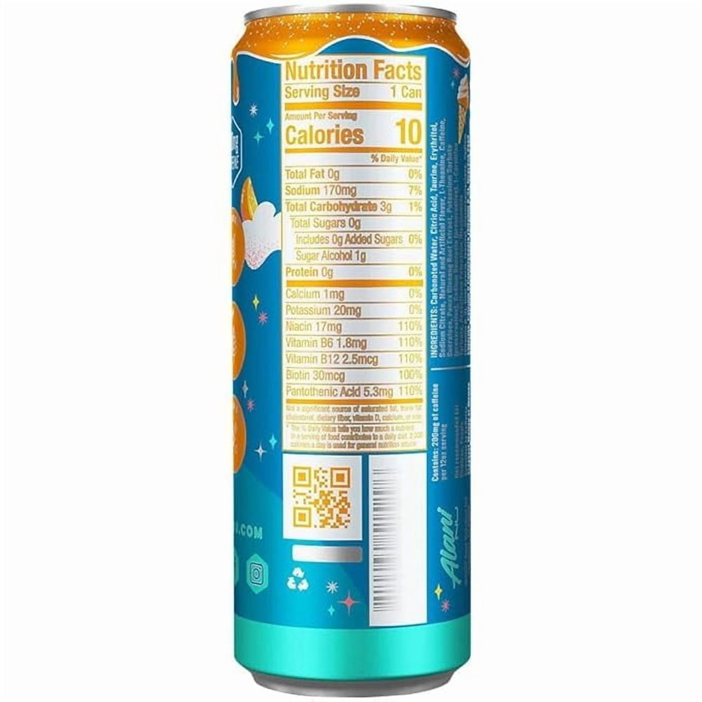 New  Energy Drinks Witches Brew, Dream Float, Blue Slush - Limited Edition Flavors - Variety Pack, Sugar-Free, Low-Calorie, 200mg Caffeine, Energy Boost Drink 12 fl oz (Pack of 6)