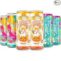 New  Energy Drinks Pumkin Cream, Sherbet Swirl, Watermelon Wave Variety Pack, Sugar-Free, Low-Calorie, 200mg Caffeine, Energy Boost Drink 12 fl oz (Pack of 6)