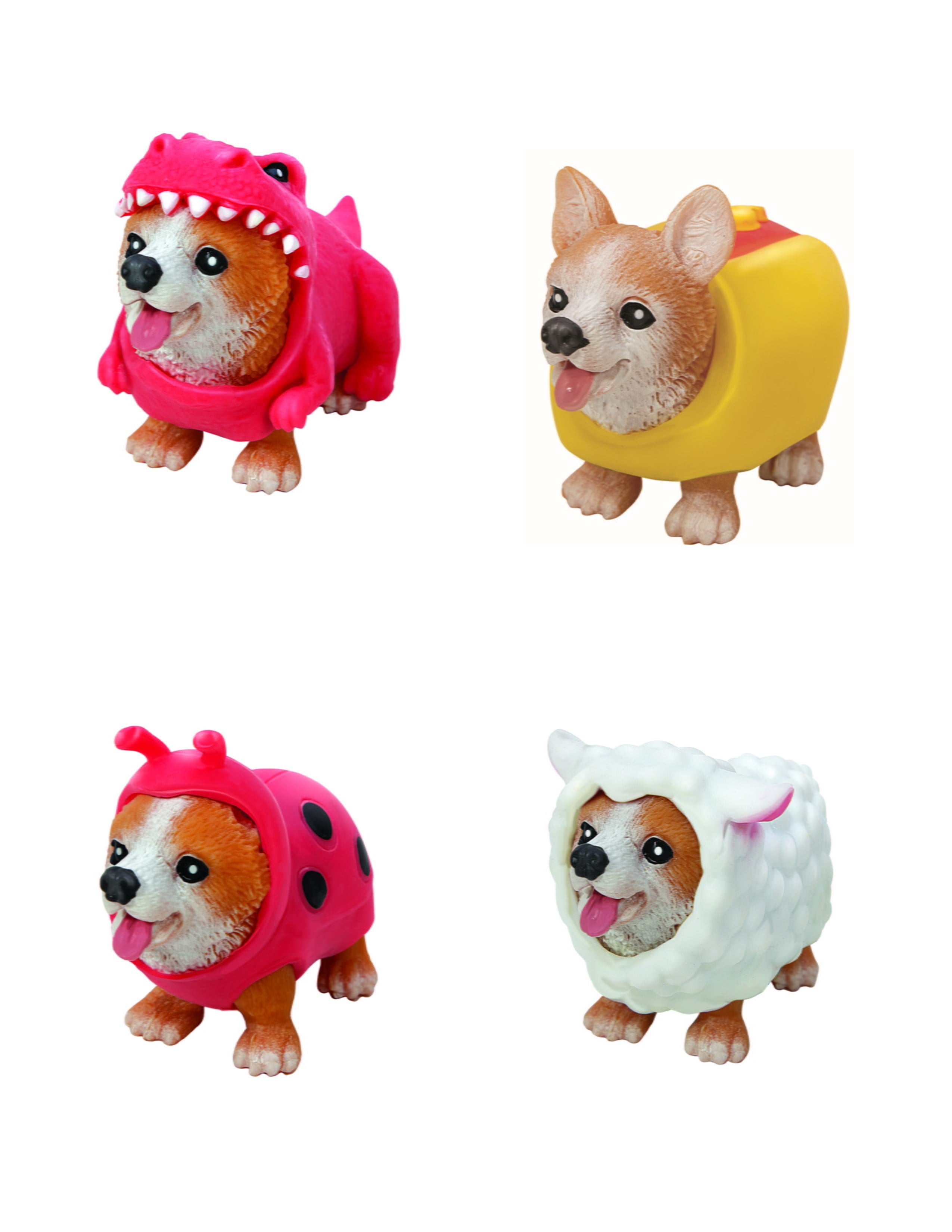 " Novelty &amp; Gag Toys - Child-Friendly Multicolor Party Puppies" (One per Orden) Ages 3+