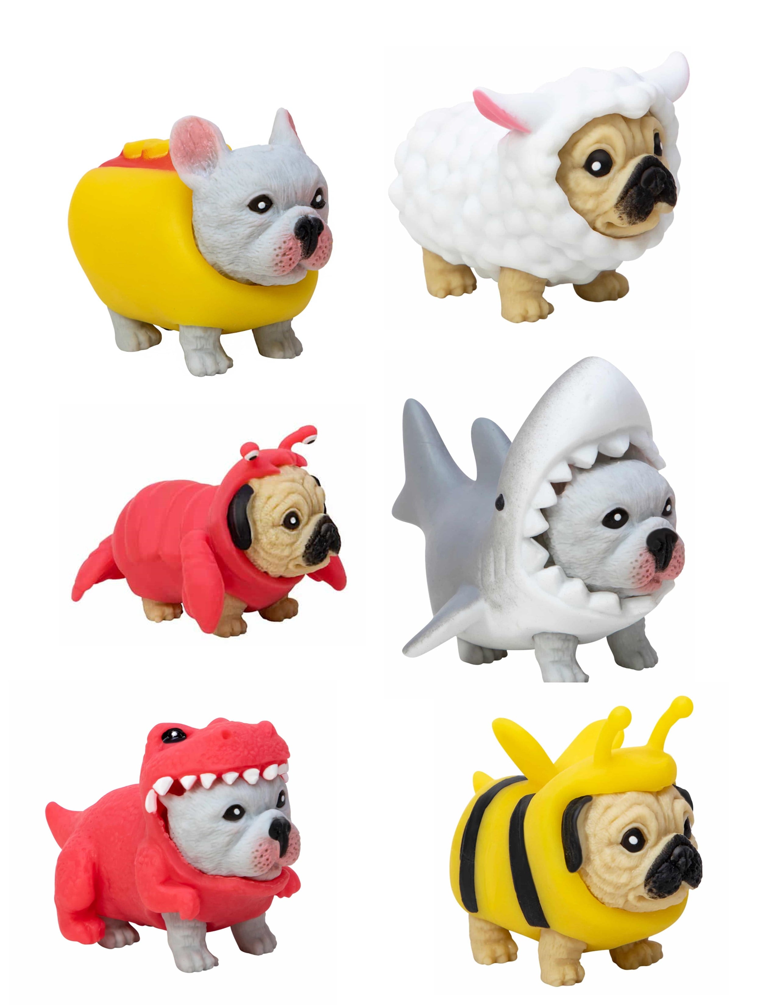 " Novelty &amp; Gag Toys - Child-Friendly Multicolor Party Puppies" (One per Orden) Ages 3+