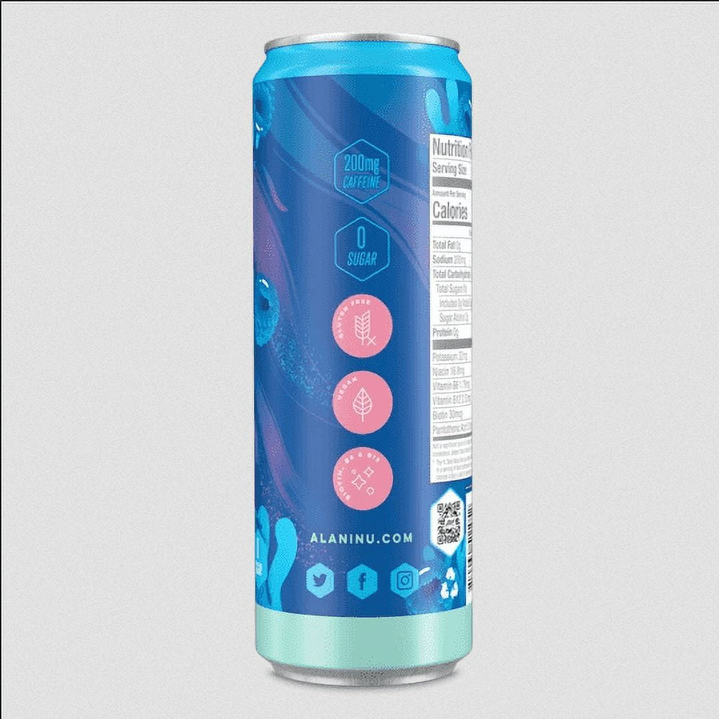 Energy Drink - Breezeberry - 12oz Cans (Single Cans)-Pack Of 6