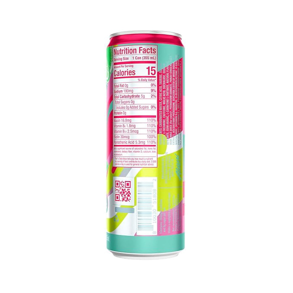 Energy Drinks Variety Pack Hawaiian Shaved ICe, Cherry Twist, Orange Kiss, Zero Suger, Low - Calorie, Energy Boost Drinks 12 oz (6 Pack)