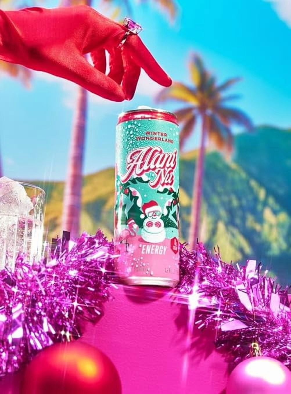 New  Energy Drinks Winter Wonderland Flavor Sugar-Free, Low-Calorie, Energy Boost Drink 12 fl oz (Pack of 6)