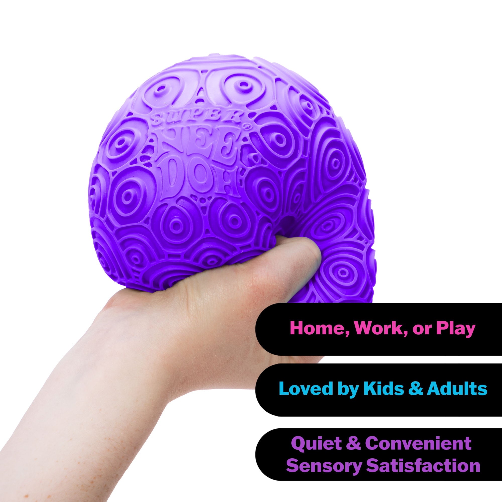 , Super Ripples Fidget Ball - Rubber, Novelty Toy, (1 Piece, Color May Vary), Children Ages 3+