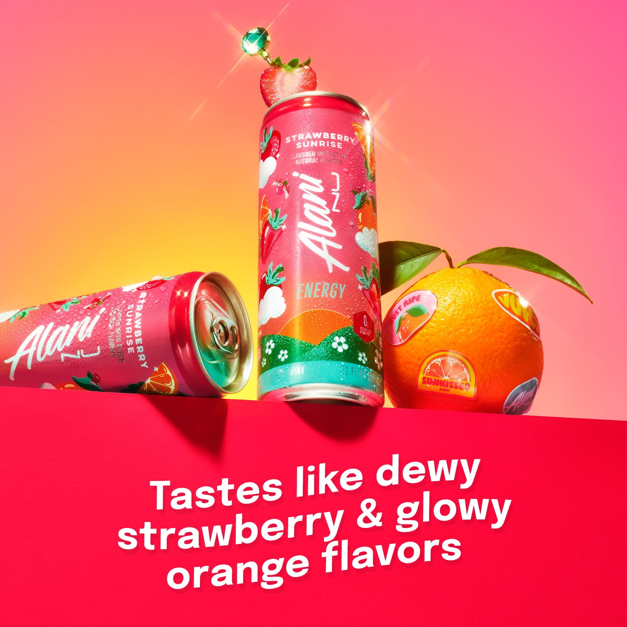 Strawberry Sunrise, 12 fl oz, Single Can
