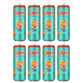 Energy Drink Juicy Peach Flavor 12 fl oz Cans, 8 Pack Low Calorie Sugar Free Energy Beverage