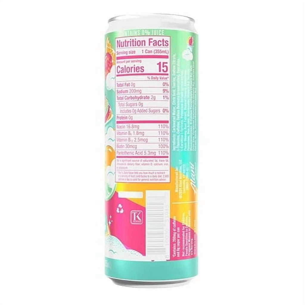 New  Energy Drinks Winter Wonderland, Sherbet Swirl, Blue Slush Variety Pack Sugar-Free, Low-Calorie, Energy Boost Drink 12 fl oz (Pack of 6)