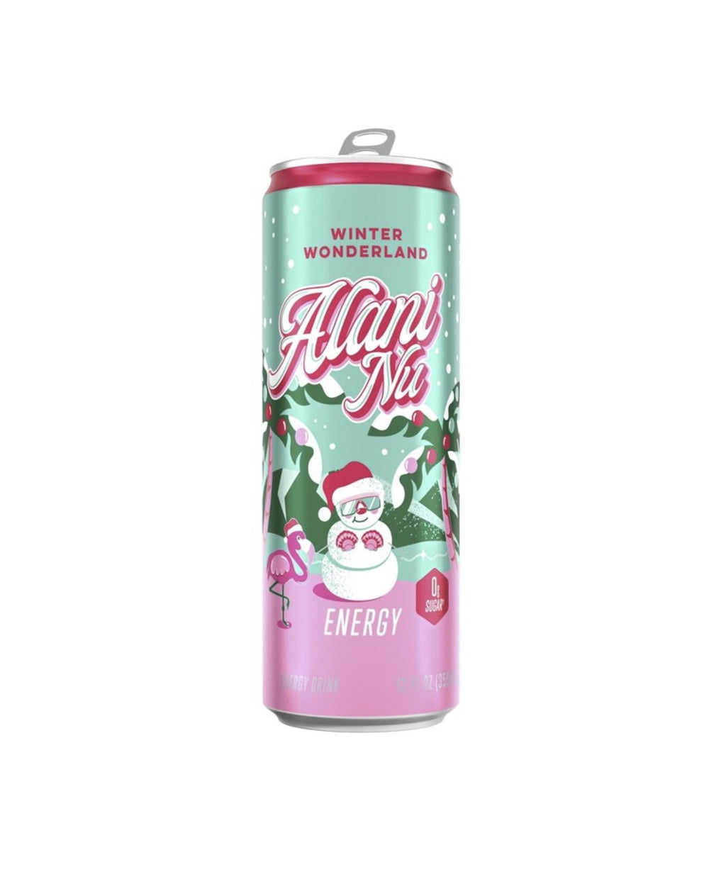 Sugar Free Energy Drink, Winter Wonderland, 12 fl oz, Can, 200mg Caffeine, 4 Pack
