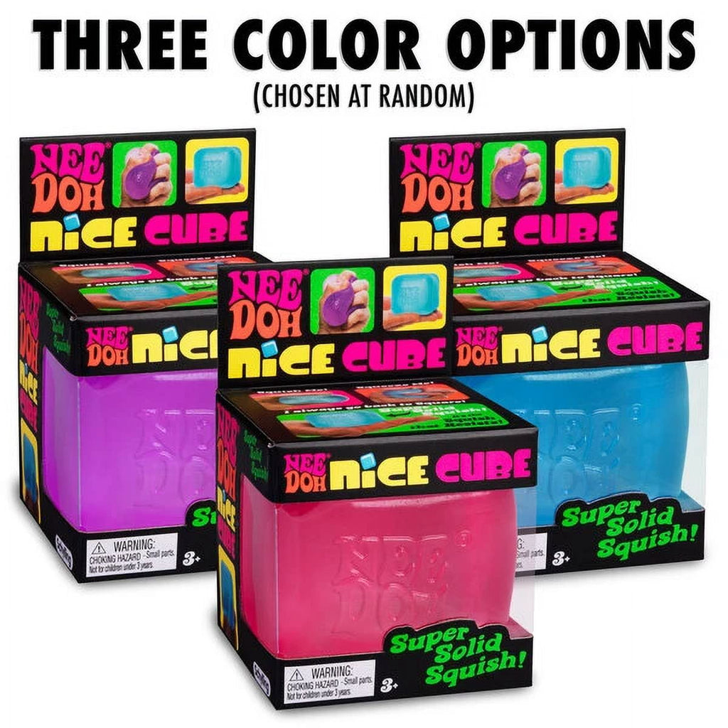 6 Pack Nee Doh Nice Cube A satisfying cube of solid squish.
