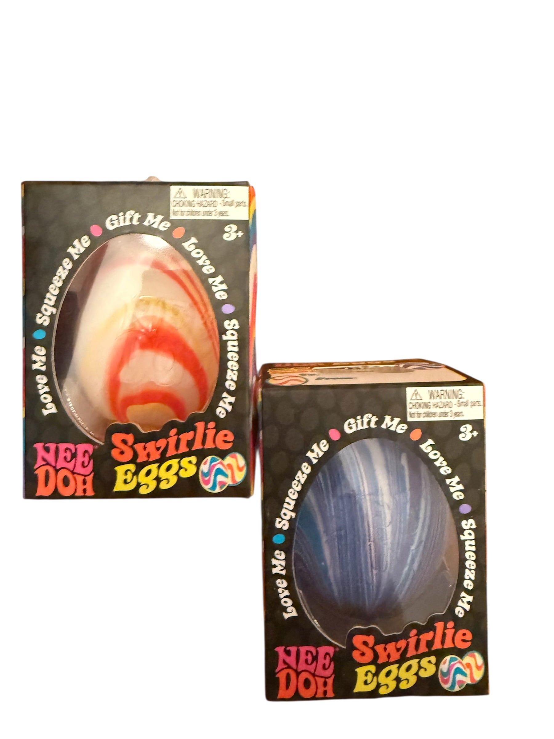 NEW NEE DOH SENSORY FIDGET STRESS RELIVER SWIRLIE EGG (1 RANDOM COLOR CHOSEN)