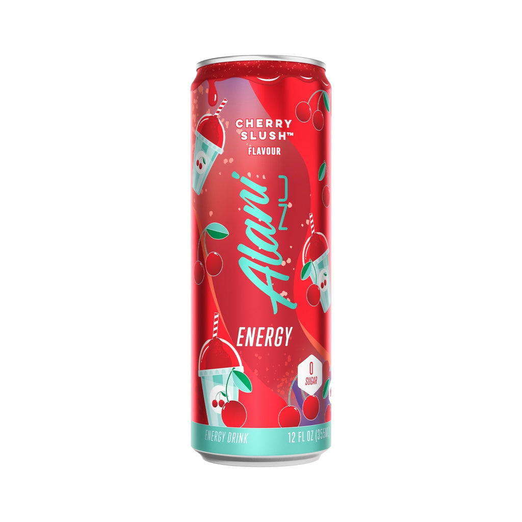 Sugar Free Energy Drink, Cherry Slush, 12 fl oz, Can, (Packs of 4)