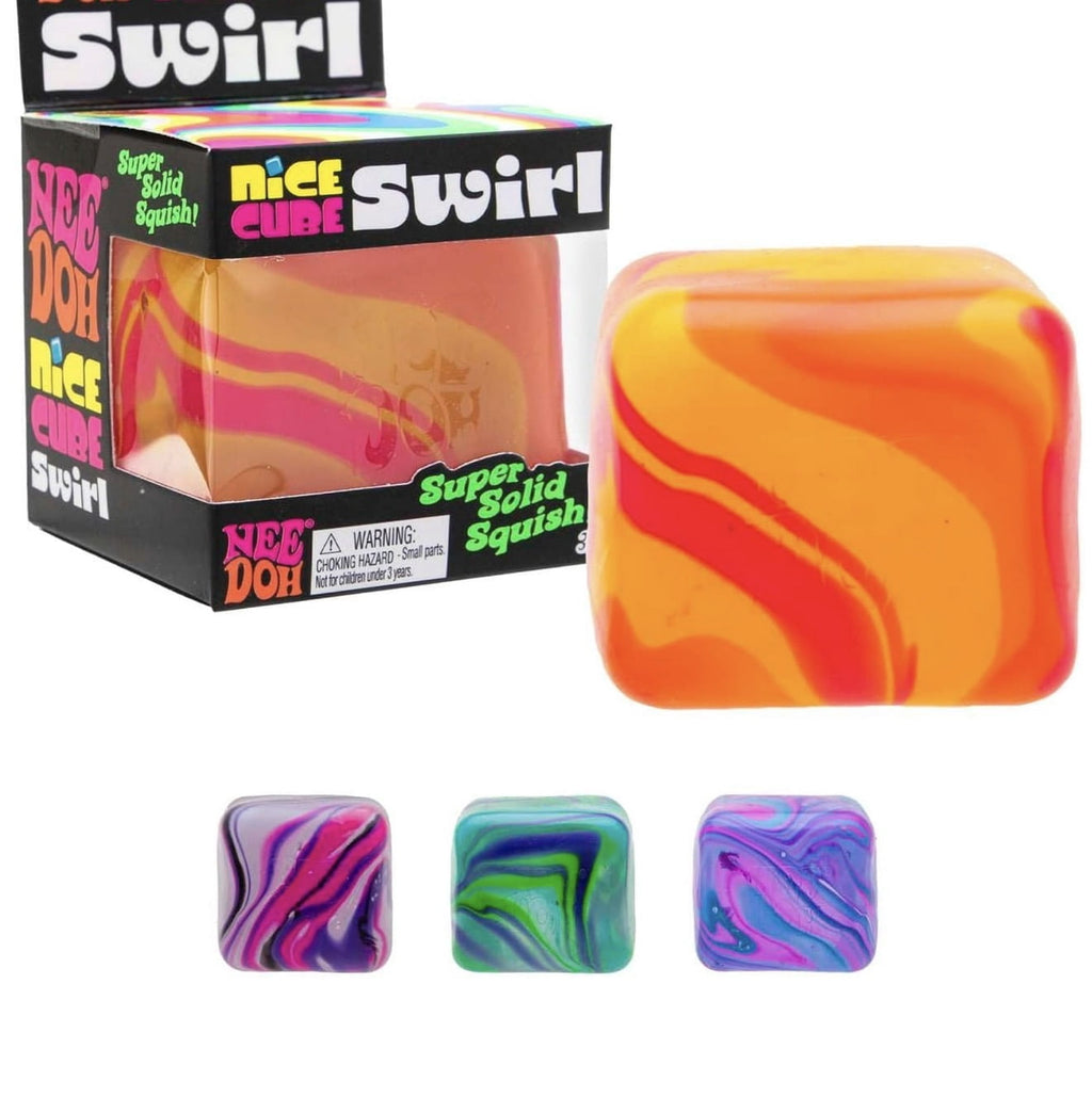 Nice Cube Swirl cube/ ball, stress reliver sensory fidget, (1 chosen at random)