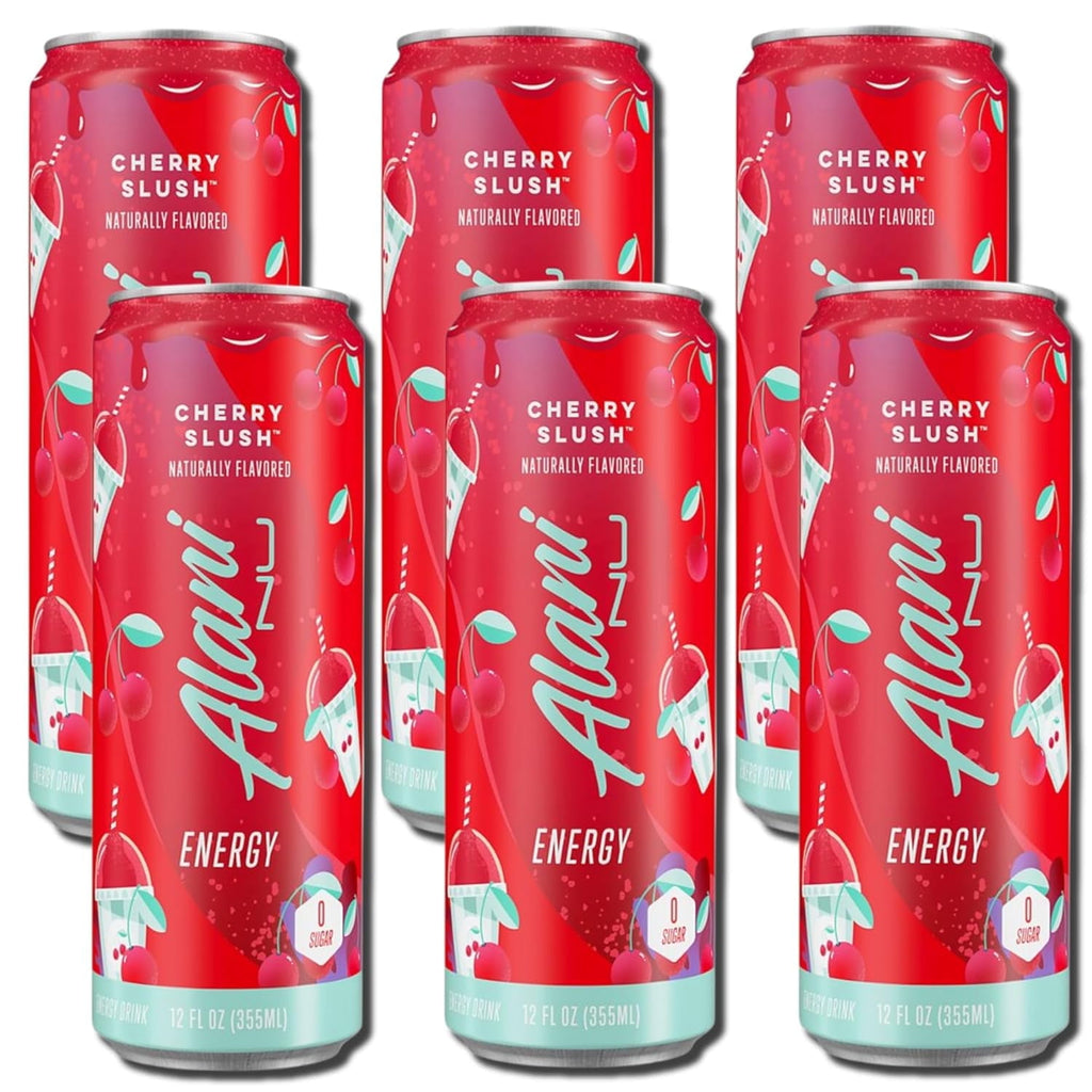 Energy Drink, Cherry Slush, 12 fl oz Can (6 Can)