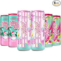 New  Energy Drinks, Cotton Candy, Winter Wonderland, Cherry Twist Variety Pack Sugar-Free, Low-Calorie, Energy Boost Drink 12 fl oz (Pack of 6)