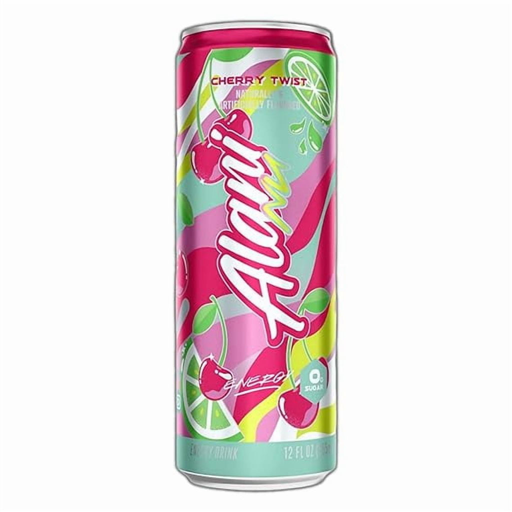 New  Energy Drinks, Cotton Candy, Winter Wonderland, Cherry Twist Variety Pack Sugar-Free, Low-Calorie, Energy Boost Drink 12 fl oz (Pack of 6)