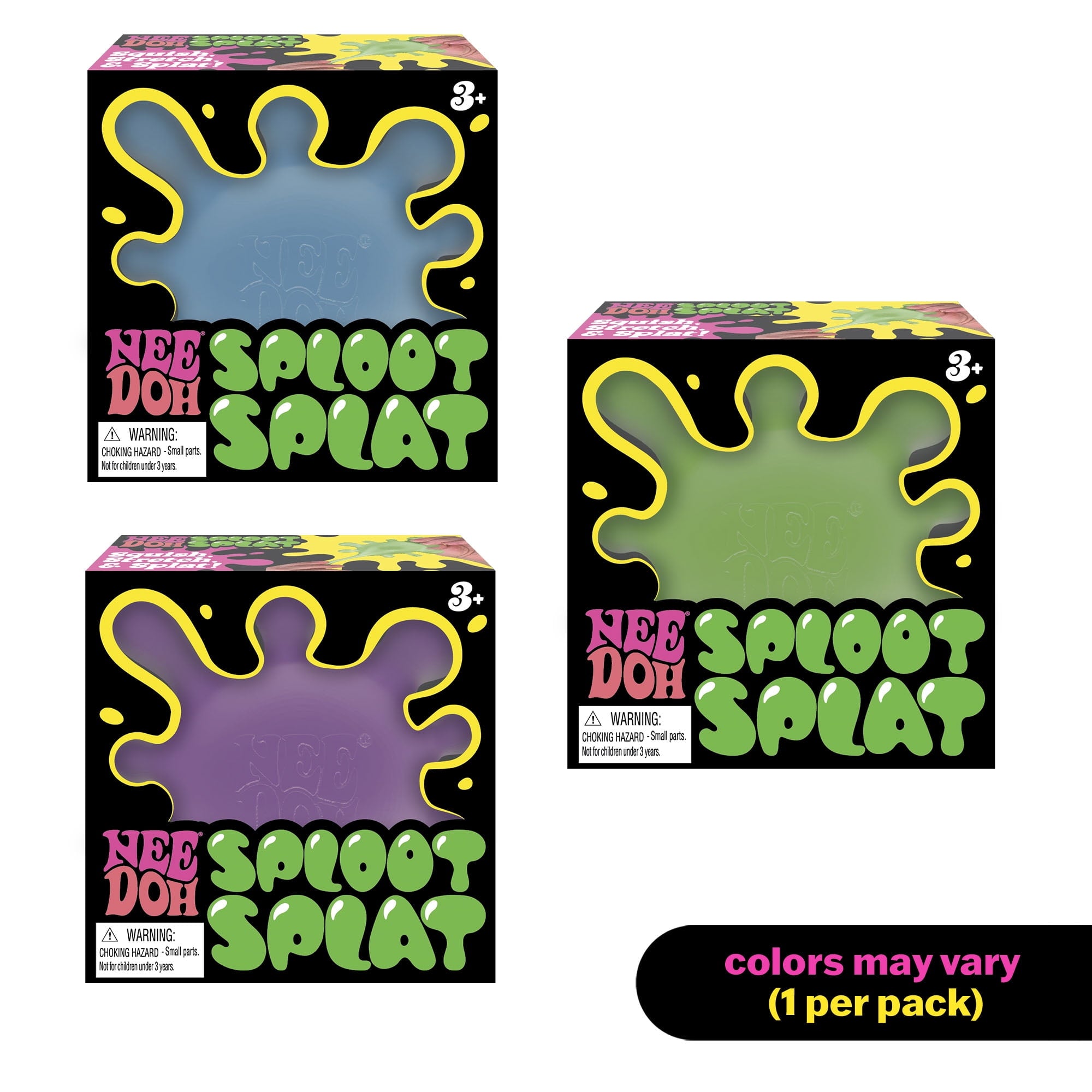 Sploot Splat, Novelty Fidget Toy, (1 Piece, Color May Vary), Children Ages 3+