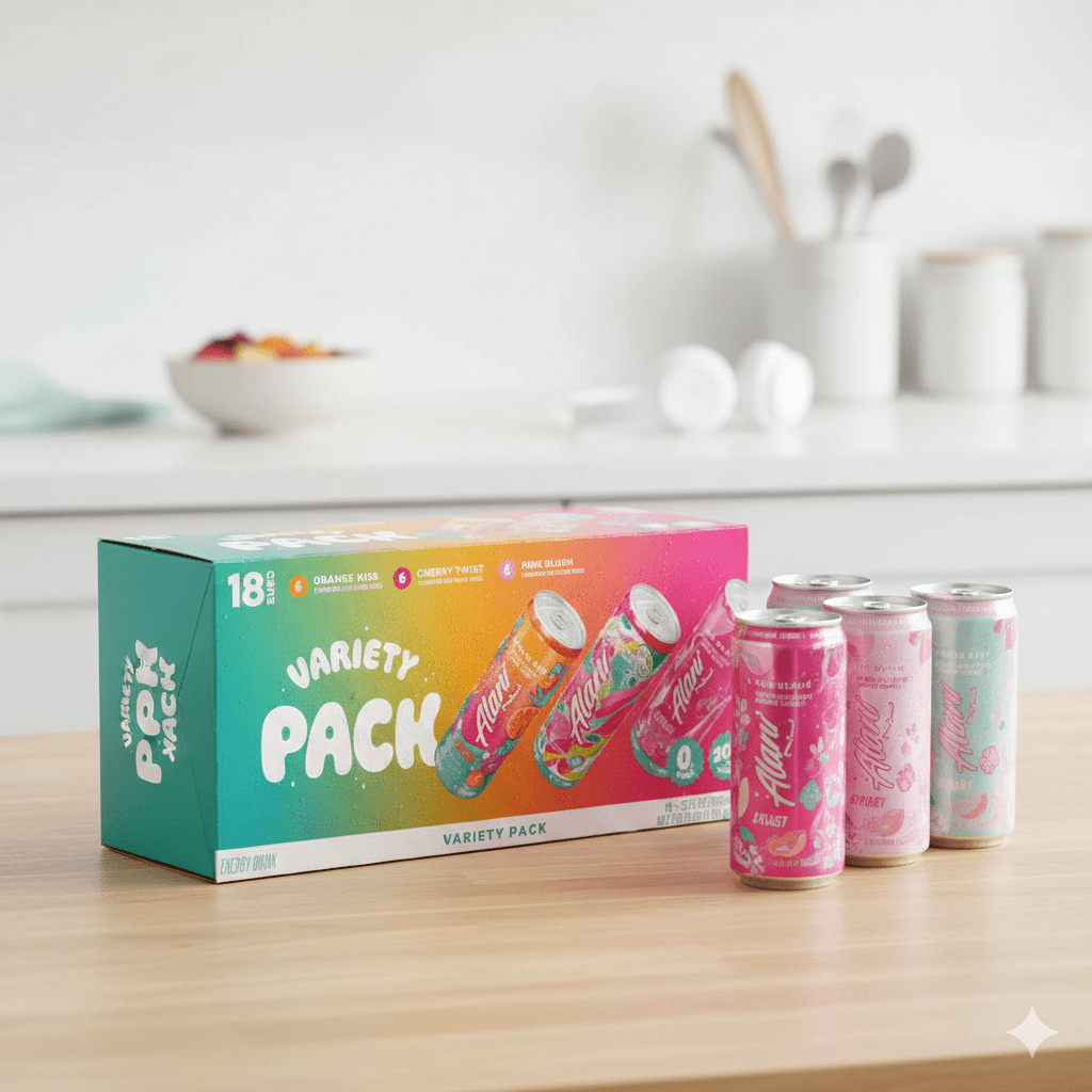 Energy Drink Variety Pack, 12 fl. oz. Cans, 18 Pack – Sparkling Energy Beverage Assortment ⚡🥤