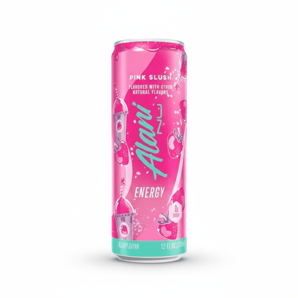 Energy Drink Variety Pack, 12 fl oz (3 Cans) – Cherry Slush, Cotton Candy, Pink Slush – Zero Sugar, Naturally Flavored