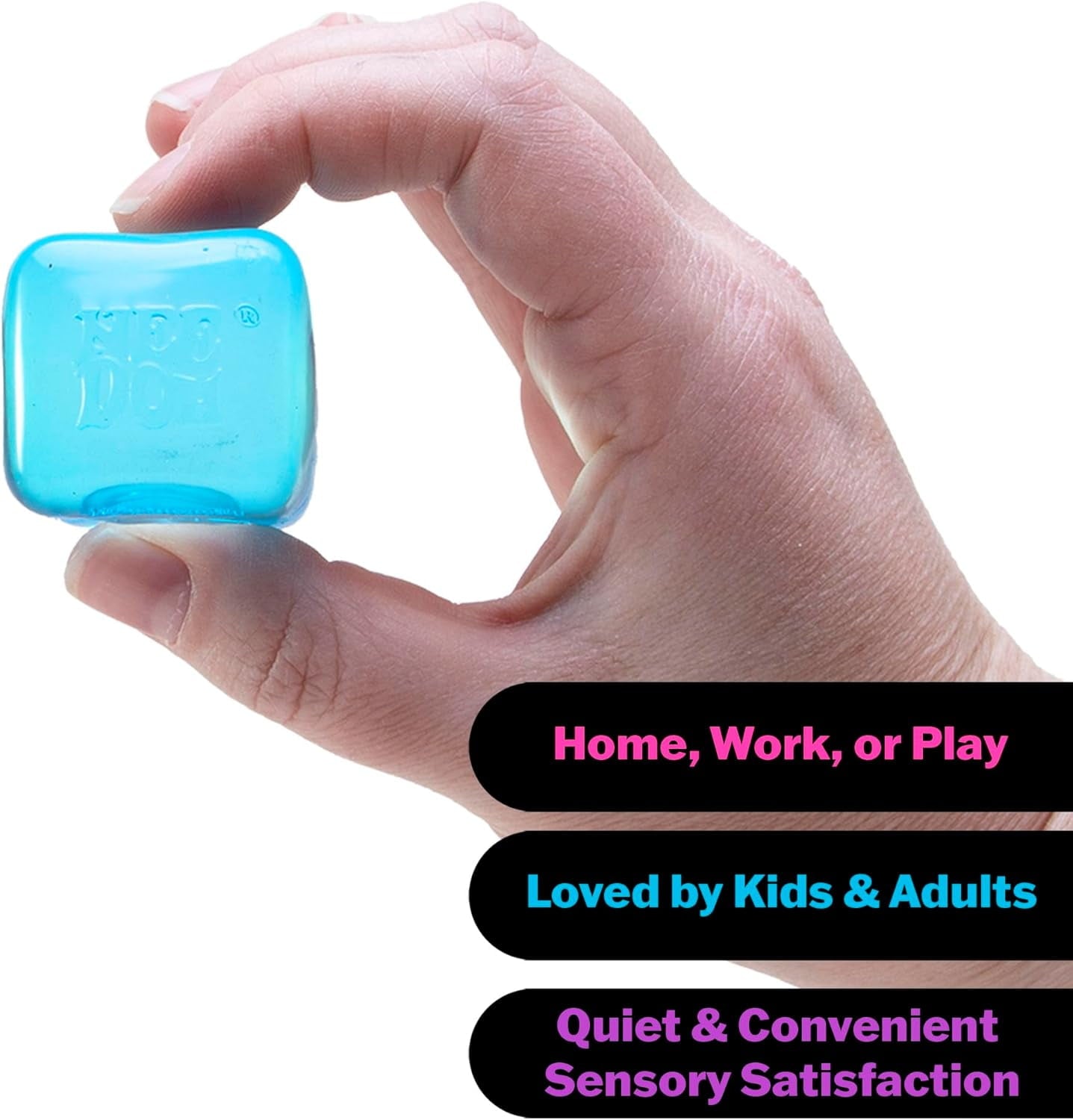 Baby - Sensory Squeeze Toy - Single Mini Nice Cube in Assorted Colors - Ages 3+ (Pack of 1)